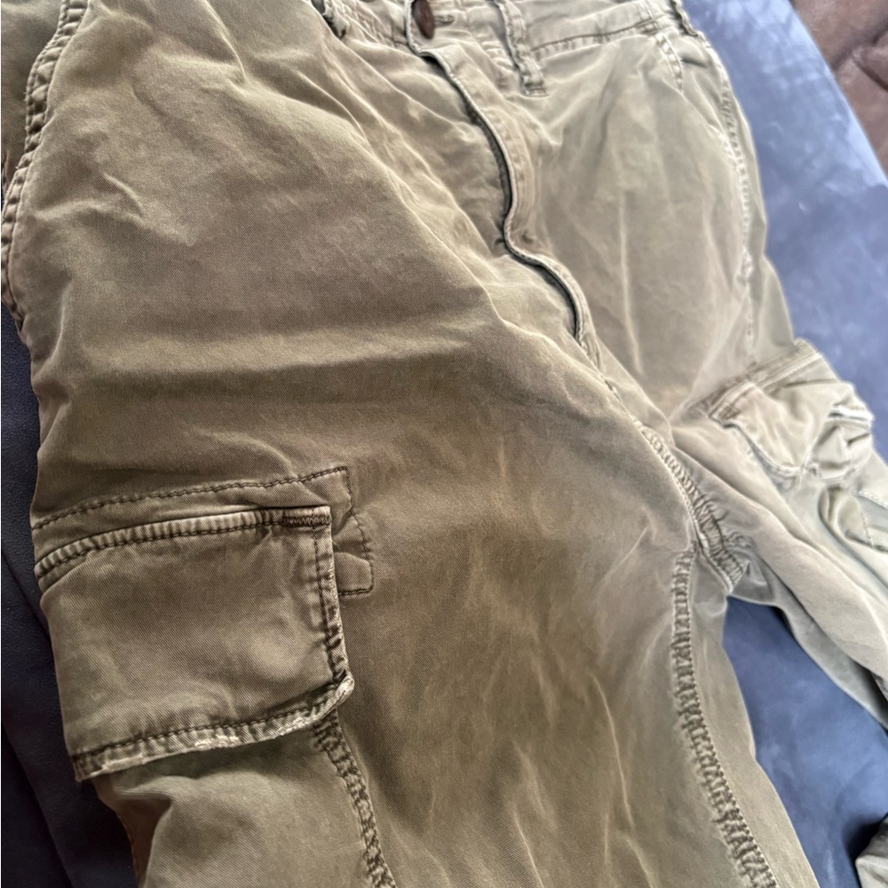 American Eagle Outfitters Men's Cargo Pants - Tan - Picture 3 of 6